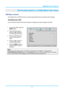 Page 24IN8606HD User’s Manual 
– 17  – 
ON-SCREEN DISPLAY (OSD) MENU SETTINGS 
OSD Menu Controls 
The projector has an OSD that lets you ma ke image adjustments and change various settings.  
Navigating the OSD 
You can use the remote contro l arrow buttons to navigate and  make changes to the OSD.  
 
1.  To enter the OSD, press the 
MENU button.  
2.  There are three menus.  Press the ◄►  buttons to 
move through the menus.  
3. Press the  ▲▼ buttons to 
move up and down in a 
menu.  
4. Press the  ◄► buttons...