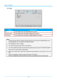 Page 39— 32 — 
3D Setting 
 
ITEM DESCRIPTION 
3D Press ◄► to enter and select a different 3D mode. 
3D Sync Invert Press ◄► to enter and enable or disable 3D Sync Invert. 
3D Format Press ◄► to enter and enable or disable different 3D Formats. 
 
Note: 
1. By default, the 3D OSD menu options will be grayed out until a 3D source is detected. When a 3D 
source is detected, the menu options will become available. 
2. Use 3D glasses to view a 3D image. 
3. You need 3D content from a 3D DVD or 3D media file. 
4....