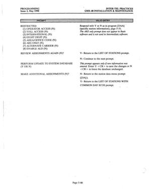 Page 267PROGRAMMING 
Issue 2, May 1990 ‘.. 
INTER-TEL PRACTICES 
GMX.48 INSTALLATION & MAINTENANCE 
~~~~~~~~~~~~ 
‘::::::“““““.L’...‘.‘.‘......... . . . . . . . . . . . . . . . . . . . . . . . . . . . . . . . . . . . . . . . . . . . . . . . . . . . . . . . . . . . . . . . . . . . . . . . . . . . . . . . . . . . . . . . . . . . . . . . . . . . . . . . . . . . . . . . . . . . . . . 
::,:,:.:.:,:>:.:.:.:.y.v .,.;,.,.......... ... ........