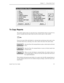 Page 91Chapter 5— Using Inside Track
83 Inside Track User Guide
To Copy Reports
This window appears when you select the Copy command button shown on page 59. It is
used for copying selected report fields from the current report to other reports.
T
itle
Choose the report fields individually by selecting them and placing check marks in the
associated check boxes (selecting a box with a check will remove the check mark).
Select the Check All command button to place a check mark in all check
boxes.
Select the Clear...