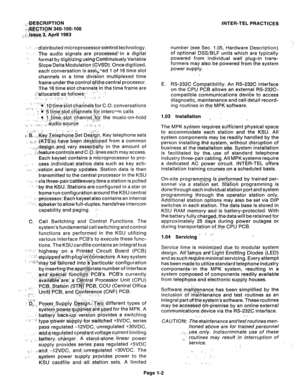 Page 3:,~~~~C=SIPTION 
‘_ t, 
‘i,distributed microprocessorcontroftechnology. 
, 
The audio signals 