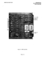 Page 14INTER-TEL PRACTICES 
DESCRIPTION 
SECTION 340-lOO-100 
Issue 3, April 1993 
LED LAMPS 
I - POWER - UP 
2-CIRCUIT I 
J-CIRCUIT 2 
MODULAR 
-JACK 
Figure 1-4. MPK COU PCB 
Page 1-13  