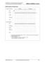 Page 909 
3. CSIO (Clock Sync Serial  Interface) operations 
 
  SPI transfer (I) timing chart 
 
   *B
 

 Data transmission  
1st byte 2nd byte
*A 
D7
D0D7 D1D2  D3D4 D5D6D0 D1D2D3D4 D5 D6
D7 
D0   D7
D1D2  
D3 D4
D5D6 D0D1D2D3 D4 D5D6  SOUT SC
K
TDRE
TDR RW
TXE
  Data reception  
SIN
Sampling
RDRF
RDR RD
RXE
* A :  During slave mode transmission(MS=1, SOE=1), 4 machine cycles or more time is required
after writing data in the TDR .
*
 B :  HIGH if SCR:MS=0 
D0 of the 3rd byte if SCR:MS=1 and TDRE is LOW...