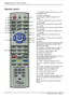 Page 24MYRICA P42-1A / P42-2 / P50-2 
22 - English A26361-K1040-Z120-1-M119, edition 3 
Remote control 
1
23
4
5 6
7
8 9
11
13 14 12
10
15
18 16
17 19
20
   1
 = POWER - switches the device on or into 
the standby mode. 
 2  = INFO - information 
You display the current settings with this 
button. 
  3  = MUTE - switches the sound on and off. 
  4  = PICTURE 
With this button you select the picture mode. 
  5  = V.SIZE 
With this button you select the picture format. 
  6  = SOURCE 
With this button you select...