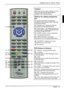 Page 25  MYRICA P42-1A / P42-2 / P50-2 
A26361-K1040-Z120-1-M119, edition 3  English - 23 
Teletext 
With button 13 you switch Teletext on or off. 
With the buttons  21, 23 , 24  and  25 you 
navigate in the Teletext function. 
Buttons for editing programme 
list 
The detailed description of editing the 
programme list is pr ovided under Adjusting 
programme settings. 
21  = ERASE (red) - Deletes the selected 
programme from the programme list 
23  = SKIP (green) - The marked programme 
is skipped when changing...