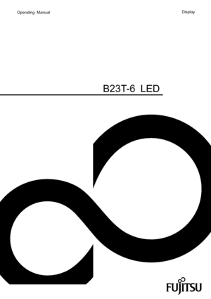Page 1DisplayOperating Manual
B23T-6 LED
 