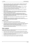 Page 58
2 - Hrvatski Safety/Regulations 
●  Monitor treba odložiti u otpad u skladu s lo kalnim propisima o odlaganju posebnog otpada. 
Svjetlosni sklop pozadine sadrži živu . Morate se pridržavati odgovarajućeg rukovanja i 
sigurnosnih propisa za odlaganj e fluorescentnih cijevi. 
●  Ure đaj smije popraviti isklju čivo kvalificirani serviser. N eovlašteno otvaranje i nepropisan 
popravak mogu zna čajno ugroziti korisnika (elektri čni udar, požar). 
●  Koristite  čuvara zaslona s pokretnim slikama i ak...