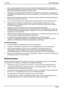 Page 92
2 - Norsk Safety/Regulations 
●  En eventuell ødelagt skjerm må avhendes i henhold til stedlige forskrifter for spesialavfall. 
Bakgrunnsbelysningen for skjermen inneholder  kvikksølv. Ved håndtering og avhending må du 
følge samme sikkerhetsbestemmelser som for lysrør. 
●   Reparasjoner på apparatet skal bare utføres av  autoriserte serviceteknikere. Ukyndig åpning 
og ufagmessige reparasjonsfors øk kan føre til betydelig fare for brukeren (fare for elektrisk støt, 
brannfare). 
●   Benytt en...