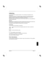 Page 105
Udgave 2 Dansk - 1 
Indledning
I denne håndbog finder De vigtige informationer, der er nødvendige\
 for ibrugtagning af LCD-
billedskærmen.
Til styring af LCD-skærmen er et grafikkort (skærm-controller) med VGA-\
interface nødvendigt. 
Skærmen behandler de data, der leveres af grafikkortet. Indstilling a\
f modes (opløsning og 
billedfrekvens) udføres af grafikkort eller den tilsvarende driver-software. 
Når skærmen tages i brug for første gang, bør skærmvisnin\
gen tilpasses det anvendte grafikkort og...