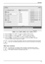 Page 27Operation
►Press theECO/or INPUT /button to highlight another function.
►Press the
MODE/button or the/button to change the setting.
►Press the
ECO/or theINPUT/button to highlight another function.
►Press the
MENU/button to save the change or press theAUTO/button
to exit thefunction without making any changes.
If you want to change other settings, select the corresponding function from the OSD
main menu. All possible adjustments of the main menu are described in the following.
OSD menu functions
The OSD...