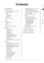 Page 139Conteúdo
1 PORTUGUES
Indicações importantes 2.........................
Indicações de segurança 2......................
Regras básicas importantes para a utilização 2.....
Remoção e reciclagem 3........................
Limpeza 3....................................
Limpeza do ecrã 3..........................
Limpeza da caixa 3.........................
Conformidade 3................................
Em caso de perturbações 3.....................
Pilhas 3.......................................
Visão geral...