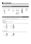 Page 2E-2
ACCESSORIES
CHECKING ACCESSORIES
CONNECTING THE DISPLAY TO EXTERNAL EQUIPMENT
Carefully check the terminals for position and type before making any connections.
Loose connectors can result in picture or color problems.  Make sure that all connectors are securely inserted into their terminals.
Ferrite cores
These ferrite cores are used to attenuate undesired signals.
Two big ferrite cores
When connecting a cable to the power input terminal, RS-232C terminal, attach one of these ferrite cores to the...