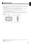 Page 3E-3
English
Deutsch
Espa
ñol
Fran
çais
Italiano
Portugu
ês
日 本 語
Póññêèé
÷–Œƒ
INSTALLATION
To prevent the displays internal components from overheating, make sure that the display is installed in a well-ventilated location.
Be sure to use the optional stand, wall-mounting unit or the other unit when installing the display. Also, be also sure that your dealer 
performs the installation.
See the appropriate instruction manual for more information on the installation hardware you select.
To prevent an...