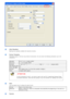 Page 46
  
[On] Checkbox
 Marking this checkbox enables the Imprinter function.
   
Format Template
 Characters typed in this box are printed on documents. You can enter the\
 following characters (up to 43 
characters):
 
Alphabet A to Z, a to z (single-width)
Numerics 0, 1 to 9 (single-width)
Symbols !  $ # % &  ( ) * + , - . / : ; < = > ? @ [ ] ^ _` { | } ~ (singl\
e-width)
Year/Month/Day %Y
Time (HH:MM) %T
Counter %S (Select from 3 to 8 as the number of digits.)
Other 
  
 ATTENTION 
To print characters #...