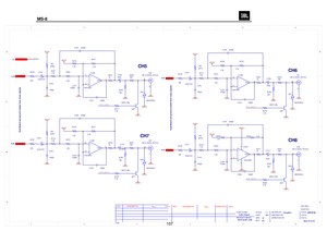 Page 108
1
2
3
4
56
ABC D
6
5
4
3
2
1
D
CBA
+
10-
9
OUT 8
U20C
TS974IPT
8
7J7D
RCA JACK, OCTAL
C247
22uF/16V
R239
2.2k
C245
22uF/16V
R243
2.2k
R196
100
Q28
2SD2114KR402
100
R235
2.2k
4
3J7B
RCA JACK, OCTAL
C306
10uF
C393 100pF
R192
100
R219
1.5k
C289 820pF
R240
2.4k
C266
100pF
SX7
0603ESDASX80603ESDA
R244
2.4k
R260
20k
+
12-
13
OUT
14
U19D
TS974IPT
SX6 0603ESDA
C308
10uF
C285 820pF
R190
100
SX50603ESDA
C281 820pFC265
820pF
12
11J7F
RCA JACK, OCTAL
C394 100pF
R400
100
C261
820pF
R379
4.3k
C241
22uF/16V
R208 10k...