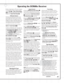 Page 5555
Operating the DCR600IIReceiver
5. When a Dolby Digital or DTS source is playing,
it is not possible to make an analog recording
using the Tape¶and Video 1 Record Outputs
›ﬁ. However, the digital signals will bepassed
through to the 
Digital Audio Output¡.
PCM Audio Playback
PCM (Pulse Code Modulation) is the noncom-
presseddigital audio system used for compact
discs and laser discs. The digital circuits in the
DCR600IIare capable of high-quality digital-to-ana-
log decoding, and they may be connected...