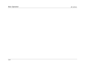 Page 39Basic OperationJBL Synthesis
2-24 