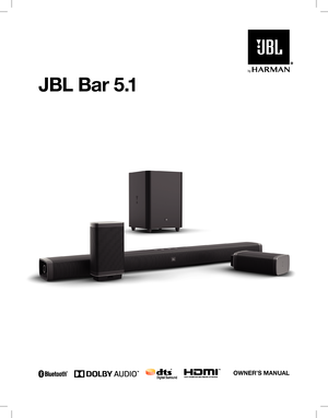 Page 1JBL Bar 5.1
OWNER’S MANUAL 