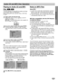 Page 25OPERATION
25
Audio CD and MP3 Disc Operation
Playing an Audio CD and MP3 
Disc 
The DVD Receiver can play MP3 formatted recordings
on CD-ROM, CD-R or CD-RW discs.
Before playing MP3 disc, read the notes on MP3 files
on right.
1Insert a disc and close the tray.
Audio CD:Audio CD menu appears on the TV
screen go to step 4.
MP3 disc:The MP3/JPEG select menu appears on
the TV screen. Go to step 2
2Use V/vto select the MP3 then press ENTER.
The MP3 disc Menu appears on the TV screen.
Press RETURN to move to...