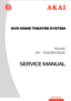 Page 1
SERVICE MANUAL
Model:
DV  R4030VSMK
DVD HOME THEATRE SYSTEM
www.akai.ru
 