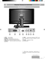 Page 65 
XXXBLBJSV
Введение. Разъемы и их назначение
Вид задней панели
SCARTPC AudioVGAAudioVideoS-Video~220 V
1. 220 V  — шнур питания2. SCART — разъем СКАРТ3. PC AUDIO — вход для аудиосигнала с ПК4. VGA — вход аналогового сигнала с ПК (VGA)*5. AUDIO  R-L  —  входы  для  аудиосигнала  внешнего устройства
*—  Объяснение  терминов,  отмеченных  *, смотрите в Глоссарии в конце данного руко-водства.
12345678
6. VIDEO  —  композитный  видеовход  (CVBC)*  (для DVD,  видеокамеры  или  другого  внешнего...