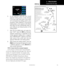 Page 113103
Course-From-Fix Legs
6.   As you approach PMD  VOR (the missed 
approach holding point), an alert message 
in the lower right hand corner of the screen 
will recommend the holding pattern entry 
procedure (“HOLD  PARALLEL”). As you fly the 
holding pattern, a timer appears on the default 
NAV page. The timer automatically resets on 
each outbound and inbound portion of the 
holding pattern. 
7.   Note that the 400W-series unit again dis-
plays “SUSP” above the OBS key. Automatic 
waypoint sequencing...