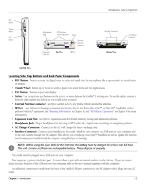 Page 11 #HAPTER)NTRODUCTION
,OCATING3IDE4OPOTTOMANDACK0ANEL#OMPONENTS
UÊ,
Ê	ÕÌÌœ˜\Ê
œÀÊ“i“œÃ°
UÊ
UÊ
-
Ê	ÕÌÌœ˜\ÊÊ
UÊÊÊ1ÃiÊÌœÊÌ>«ÊˆVœ˜ÃÊ>˜`ÊLÕÌÌœ˜ÃÊœ˜ÊÌ…iÊÃVÀii˜]ÊœÀÊi˜ÌiÀÊ`>Ì>Êœ˜ÊÌ…iÊÀ>vwÌˆ
Á
v