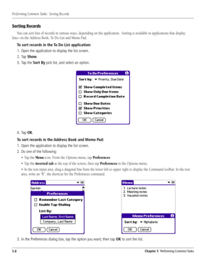 Page 86#HAPTER0ERFORMING#OMMON4ASKS

3ORTING2ECORDS
9