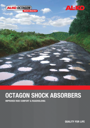 Page 1OCTAGON SHOCK ABSORBERS
IMPROVED RIDE COMFORT & ROADHOLDING
Shock Absorber
QUALITY FOR LIFE 