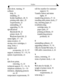 Page 7565
Index
slide show, running, 19
software
help, 51
installing, 24
Kodak EasyShare, 28, 51
printing with other, 29
requirements, 23
uninstalling, 25
upgrading, 51, 56
specifications
Macintosh OS, 23
printer dock, 55
Windows-based OS, 23
status lights, 47—49
status monitor, 31
storing color cartridges, 6
strap, wrist, 4
supplies and 
accessories, 32, 51, 57
support, technical, 51—54, 56
system requirements, 23
T
tabs from prints, 
removing, 16, 30
technical support, 51—54, 56
telephone numbers, 53—54...