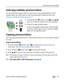 Page 40 Reviewing and editing
www.kodak.com/go/support
 29
Selecting multiple pictures/videos
Use the multi-select feature when you have two or more pictures/videos to print, 
transfer, delete, etc. Multi-select is used most effectively in Multi-Up mode. See 
Viewing as thumbnails (multi-up), page 21.
1Press the Review  button, then   (and   
if you’re in multi-up mode) to find a picture/video.
2Press OK to select pictures/videos. 
A check mark appears on the picture. (Press OK again 
to remove a check mark.)...