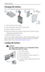 Page 8Getting started
 2
Charging the battery
The Li-Ion rechargeable battery requires charging before first use.
1Insert the battery into the charger.
2Insert the plug that matches your electrical outlet. 
3Plug the charger into the outlet. 
4Remove the battery and unplug the charger when the light turns green.
Charging takes approximately 3 hours.
For expected battery life, see page 3.
You can also charge the battery using an optional Kodak EasyShare printer 
dock or camera dock. Purchase these and other...