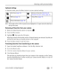 Page 29Working with pictures/videos
www.kodak.com/go/support
 23
Optional settings
In Favorites mode, press the Menu button to access optional settings.
NOTE:  Pictures taken at the 6.3 MP (3:2) picture size are displayed at a 3:2 aspect ratio with a black bar at 
the top of the screen.
Removing all favorites from your camera
1Move the Power/Favorites switch to Favorites .
2Press the Menu button.
3Highlight , then press the OK button.
All pictures stored in the Favorites section of internal memory are removed....