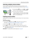 Page 33Reviewing and editing
www.kodak.com/go/support
 27
Selecting multiple pictures/videos
Use the multi-select feature when you have two or more pictures/videos to print, 
transfer, delete, etc. Multi-select is used most effectively in Multi-Up mode, Viewing as 
thumbnails (multi-up).
1Press the Review  button, then   (and   
if you’re in multi-up mode) to find a picture/video.
2Press OK to select pictures/videos. 
A check mark appears on the picture. (Press OK again 
to remove a check mark.) You can now...