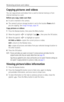 Page 40Reviewing pictures and videos
 34
Copying pictures and videos
You can copy pictures and videos from a card to internal memory or from 
internal memory to a card.
Before you copy, make sure that:
■A card is inserted in the camera.
■The camera’s picture storage location is set to the location from which 
you are copying. See Image Storage, page 24.
Copy pictures or videos:
1Press the Review button, then press the Menu button.
2Move the joystick   to highlight Copy  , then press the OK button.
3Move the...