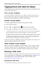 Page 32Reviewing pictures and videos
 26
Tagging pictures and videos for albums
Use the Album feature in Review mode to tag the pictures and videos in your 
camera with album names.
First—on your computer
Use Kodak EasyShare software (V 3.0 or higher) to create album names on 
your computer, then copy up to 32 album names to the camera’s internal 
memory. See Kodak EasyShare software Help for details.
Second—on your camera
1Press the Review button, then locate the picture or video.
2Press the Menu button....