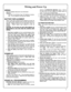 Page 1111 
WIRING 
See the Installation Manual for more information. 
Batteries: 
Use only 3.0 volt Lithium Type 123 batteries (or equiva-
lent).  Two (2) batteries of this type are needed. 
 
BATTERY REPLACEMENT 
When a valid code is entered and the batteries are weak, the 
red & green LEDs will light and the sounder will sound for 4 
seconds.  Replace with two (2) 3.0 volt Lithium Type 123 
batteries.  Always replace weak batteries as soon as 
possible. 
CAUTION:  Do not press any keys while batteries are...