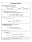 Page 77 
Change Existing Master Code*  ;
 1
 ; 
[ __ __ __ __ __ ]
   ;
 1
 ;     [ __ __ __ __ __ ] ;    [ __ __ __ __ __ ] 
Old (or Factory) Master Code                                           New Master Code*                   Confirm New Master Code* 
For new locks, follow the Quick Start on page 2. 
Programming Functions 
* Once the number of digits is selected, it cannot be changed unless all programming is erased and the Factory Default settings are re-loaded 
(power must be removed and re-applied as...