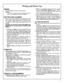 Page 1111 
WIRING 
See the Installation Manual for more information. 
Batteries: 
Use only 3.0 volt Lithium Type 123 batteries (or equiva-
lent).  Two (2) batteries of this type are needed. 
 
BATTERY REPLACEMENT 
When a valid code is entered and the batteries are weak, 
the red & green LEDs will light and the sounder will sound 
for 4 seconds.  Replace with two (2) 3.0 volt Lithium Type 
123 batteries.  Always replace weak batteries as soon as 
possible. 
CAUTION:  Do not press any keys while batteries are...