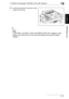 Page 2248.3 When the Message “ORIGINAL DOC.JAM” Appears8
Di1611/Di2011 8-15
Error Messages
Chapter 8
6Load the documents removed in step 
2 back into the tray.
✎
Note
If “RETURN 1 (2) ORIG. to ADF and PRESS START KEY” appears on the 
display, also load the one or two document pages that caused the paper 
misfeed.
Downloaded From ManualsPrinter.com Manuals 