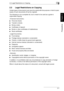 Page 322.3 Legal Restrictions on Copying2
Di1611/Di2011 2-7
Precautions
Chapter 2
2.3 Legal Restrictions on Copying
Certain types of documents must never be copied with the purpose or intent to pass 
copies of such documents off as the originals.
The following is not a complete list, but is meant to be used as a guide to 
responsible copying.

Personal checks
Traveler’s checks
Money orders
Certificates of deposit
Bonds or other certificates of indebtedness
Stock certificates

Food stamps
Postage stamps...