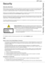 Page 5
MFP Laser
- 1 -
1 - Security - Environment - Software use license
Security
Security directives
Before turning on your device, check that the outlet that you are going to plug it into conforms to the indications shown 
on the information plate (voltage, current, power network frequency) located on your device. This device shall be 
connected to a single phase power network. The device shall not be installed on bare ground.
Batteries and rechargeable batteries, packaging and electric and electronic...