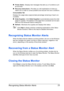 Page 33Recognizing Status Monitor Alerts 23
„Printer Alerts—Displays text messages that alert you of conditions such 
as low toner.
„Recovery Instructions—Provides you with explanations of what you 
need to do in order to correct problems and recover from error conditions.
Consumables Tab
Displays the usage status (approximate percentage remaining) of each con-
sumables.
„Order Supplies—Click Order Supplies to automatically access the order 
page for supplies. The address of the page that is accessed can be...