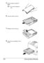 Page 166Clearing Media Misfeeds 156
5Fan the media, and align its 
edges.
Do not fan transparen-
cies.
6Load the media in the tray.
7Reattach the lid of the tray.
8Push the tray completely into the 
printer.
Downloaded From ManualsPrinter.com Manuals 