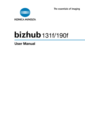 Page 1
131f/190f
User ManualUser Manual
Downloaded From ManualsPrinter.com Manuals 