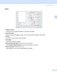 Page 65Driver and Software
55
3
Layout3
„Pages per Sheet
Choose how many pages will appear on each side of the paper.
„Layout Direction
When you specify the pages per sheet, you can also specify the direction of the layout.
„Border
If you want to add a border, use this function.
„Two-sided
See Duplex Printing on page 59.
„Reverse Page Orientation (For Mac OS X 10.5 and 10.6)
Check Reverse Page Orientation to reverse the data from up to down. 
„Flip horizontally (For Mac OS X 10.6)
Select whether or not to print...