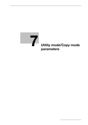 Page 2057Utility mode/Copy mode 
parameters
Downloaded From ManualsPrinter.com Manuals 