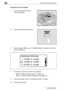 Page 1866Advanced copy operations
6-18 bizhub 163/211Using the document feeder
1Load the document into the 
document feeder.
2Press the [Simplex/Duplex] key.
3Press the [+] or [,] key until 1-SIDE%2-SIDE is selected, and then 
press the [OK] key.
4If necessary, specify any other copy settings.
– Refer to Before making copies on page 4-3.
– Refer to Advanced copy operations on page 6-3.
5Using the keypad, type in the desired number of copies.
6Press the [Start] key.
SIMPLEX/DUPLEX
1-SIDE1-SIDE
1-SIDE2-SIDE...