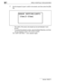 Page 2747Utility mode/Copy mode parameters
7-70 bizhub 163/211
4Use the keypad to type in width to be erased, and then press the [OK] 
key.
– The width of the area to be erased can be set between 5 and 
20 mm.
– To correct the entered number, press the [Clear/Stop] key, and then 
use the keypad to type in the correct number.
The COPY SETTING 1 menu appears again.
ERASE SETTING(LEFT)
10mm(5-20mm)
Downloaded From ManualsPrinter.com Manuals 