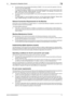 Page 10bizhub 423/363/283/2231-7
1.4 Precautions for Operation Control1
-The Administrator should disable Write Setting of SNMP v1/v2c and control the operation of the ma-
chine for use in the disable state.
– To disable Write Setting of SNMP v1/v2c, press the [Utility/Counter] key, and then [Administrator Set-
tings] - [Network Settings] - [SNMP Settings] - [Forward] - [SNMP v1/v2c Settings] - [Forward] on the 
MFP control panel, and set Write Setting to Invalid.
-The Administrator should disable SNMP v3 and...